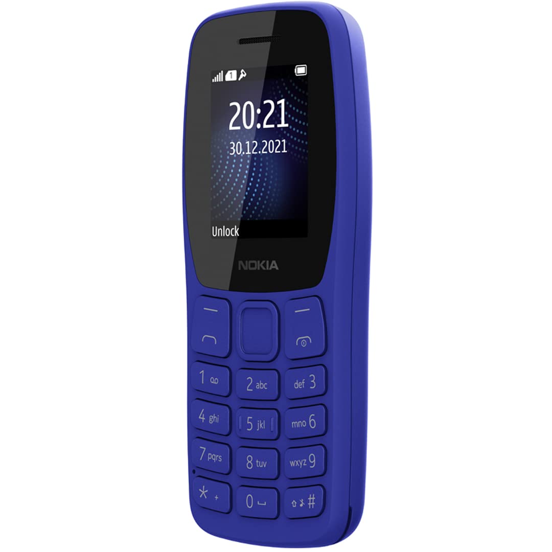 Nokia 105 Classic | Single Sim Keypad Phone with Built - in UPI Payments, Long - Lasting Battery, Wireless FM Radio, Charger in - Box