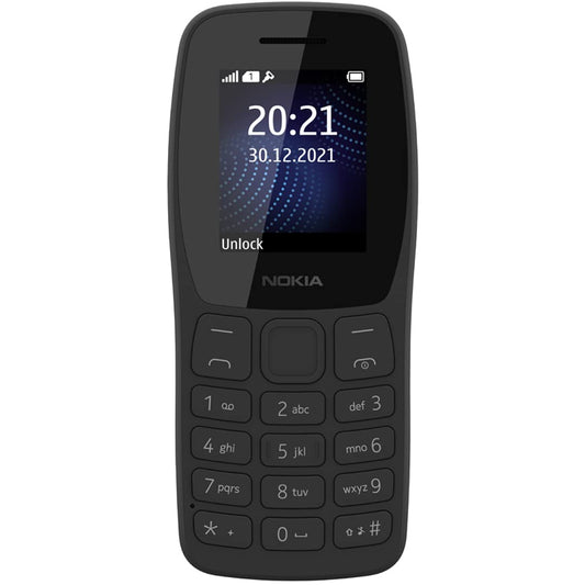 Nokia 105 Classic | Single Sim Keypad Phone with Built - in UPI Payments, Long - Lasting Battery, Wireless FM Radio, Charger in - Box
