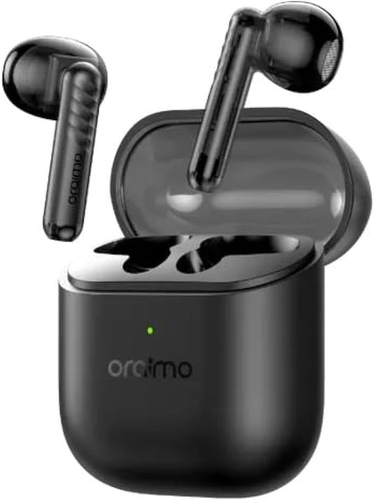 Oraimo FreePods Neo ENC Wireless Earbuds OTW - 330S Bluetooth TWS Earphone with APP Control,50h Play Time, Anifast Fast Charging,in - Ear Earbuds with Sound 360 Spatial Audio Speed Black