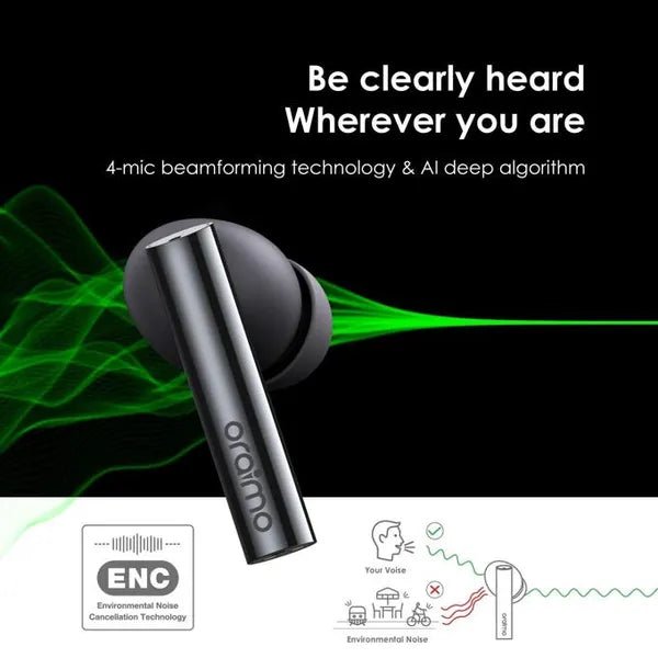 Oraimo Freepods Pro OEB - E108D, Silver