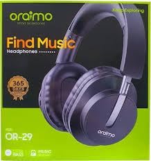 Oramo OR - 29 In - Ear Headphones, 3.5mm Jack, Extra Bass, Noise Cancellation for Voice Call, Compatible with Portable Audio Devices, Black