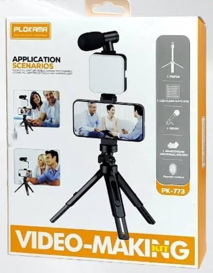 Plokama PK - 772 Video - Making have 1 Microphone, Remote Control LED Light Stability Useful