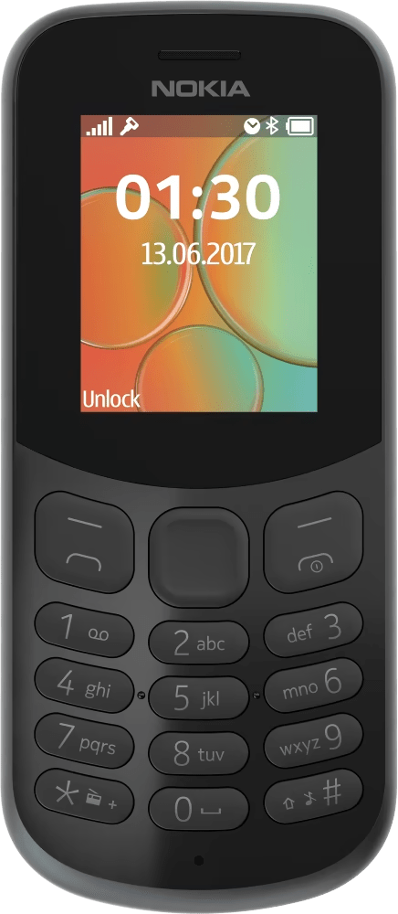 Nokia 130 Series 30 Dual SIM 8MB Ram+2GB ROM (1.8 Inches) (GSM) - (Black), سوق ستور Souq Store