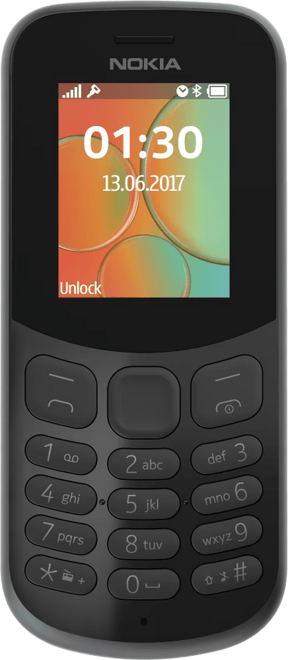 Nokia 130 Series 30 Dual SIM 8MB Ram+2GB ROM (1.8 Inches) (GSM) - (Black), سوق ستور Souq Store