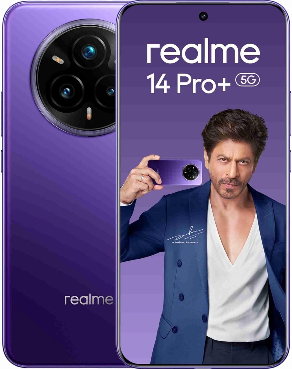 Realme 14 Pro+ 5G ( 12GB RAM, 256GB Storage) | 6.83" Curved AMOLED Display | 50MP Sony IMX896 OIS + 50MP Periscope Rear Cam | 6000mAh Battery | Snapdragon 7s Gen 3 Processor | 80W SUPERVOOC