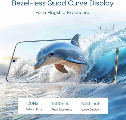 Realme 14 Pro+ 5G ( 12GB RAM, 256GB Storage) | 6.83" Curved AMOLED Display | 50MP Sony IMX896 OIS + 50MP Periscope Rear Cam | 6000mAh Battery | Snapdragon 7s Gen 3 Processor | 80W SUPERVOOC