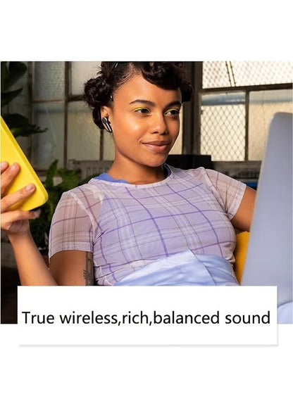 realme True Wireless Buds T110, 10mm Dynamic Bass Driver, AI ENC Noise Cancellation Headphones, Local Warranty