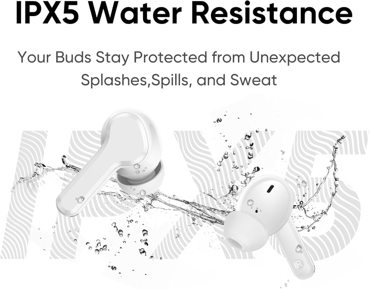 realme True Wireless Buds T110, 10mm Dynamic Bass Driver, AI ENC Noise Cancellation Headphones, Local Warranty