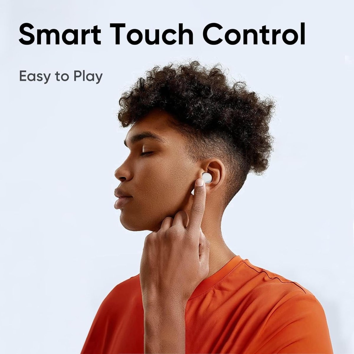 realme True Wireless Buds T110, 10mm Dynamic Bass Driver, AI ENC Noise Cancellation Headphones, Local Warranty