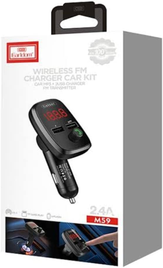 EARLDOM M59 Auto Radio car Mp3 Player Music Adapter Dual USB car charger