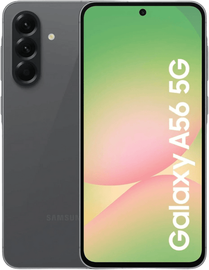 Samsung Galaxy A56 5G Smartphone, Awesome Intelligence, 8GB RAM, 128GB Memory Storage, 50MP Camera, Awesome Graphite, 1 Year Manufacturer Warranty