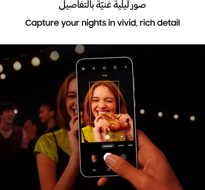 Samsung Galaxy S24 FE, AI Phone, Android Smartphone, 8GB RAM, 256GB Storage, 50MP Camera, Long Battery Life, Large Screen, Graphite, Middle East Version