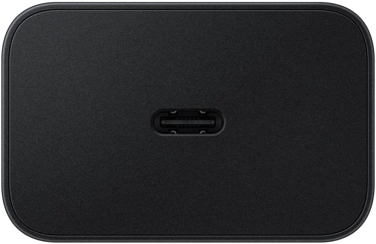 Samsung Original 45W PD Power Adapter With Compact Design/USB - C Port/USB Type - C to C Cable (5A/1.8m) Super Fast Charging - (Black)