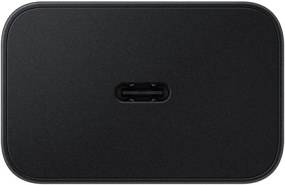 Samsung Original 45W PD Power Adapter With Compact Design/USB - C Port/USB Type - C to C Cable (5A/1.8m) Super Fast Charging - (Black)