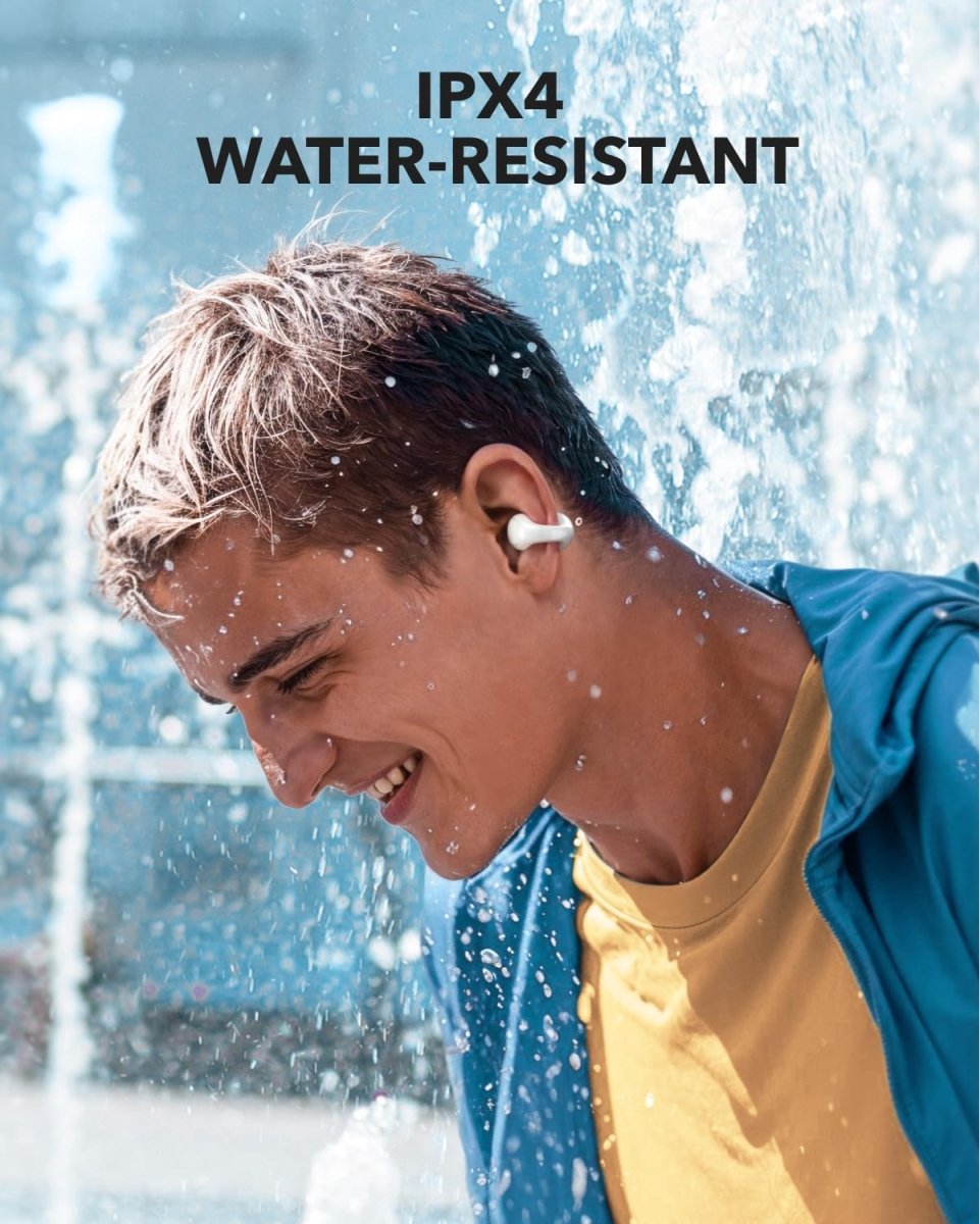 Soundcore C30i by Anker, Open - Ear Earbuds, Clip - On Headphones, Lightweight Comfort, Stable Fit, Firm - Shell Design, Attachable Ear Grips, Big Drivers for Clear Audio, 30H Play, IPX4 Water - Resistant