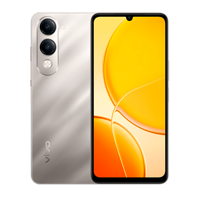 VIVO Y04 ,128GB Storage, 4GB RAM, 4G Connectivity - Green, Titanium Gold