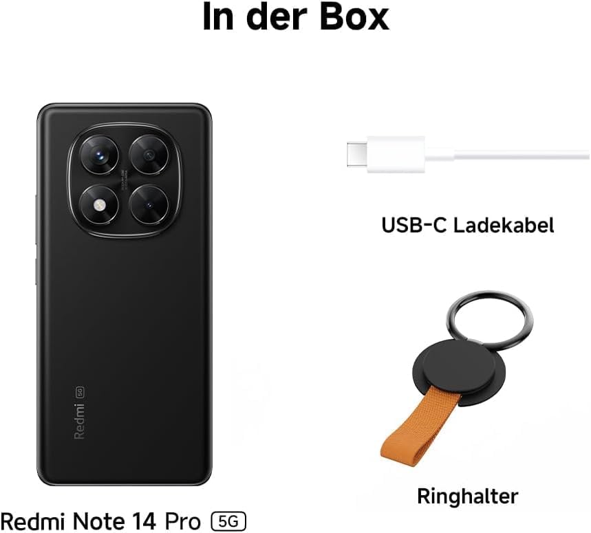 Xiaomi Redmi Note 14 Pro Smartphone, 8 + 256GB, Purple, 200MP Professional AI Camera, 5500mAh Battery, 32MP Selfie Camera, AI Functions | 1 year manufacturer warranty