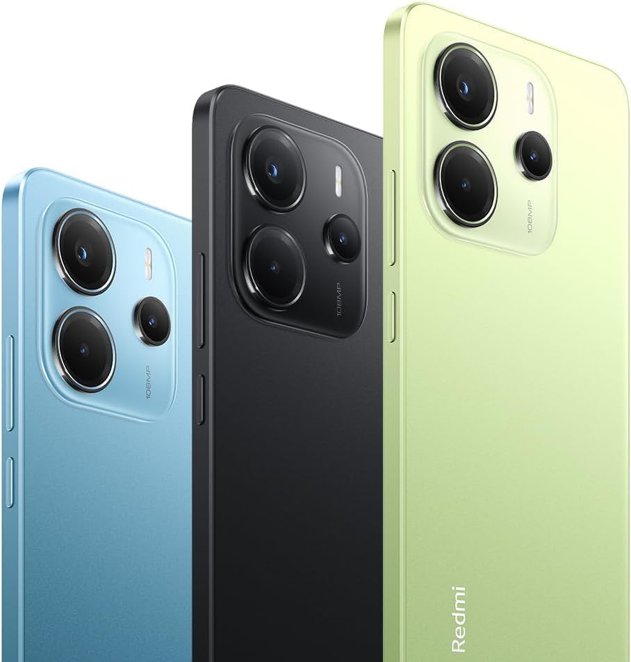 Xiaomi Redmi Note 14 Smartphone, 8 + 256 GB, 108 MP AI Camera System, 5500 mAh Battery, 120 Hz Eye Protection Display, AI Functions | 18 Month manufacturer